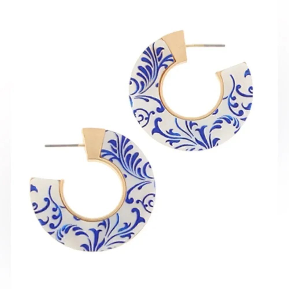 Boho hoop earrings N713